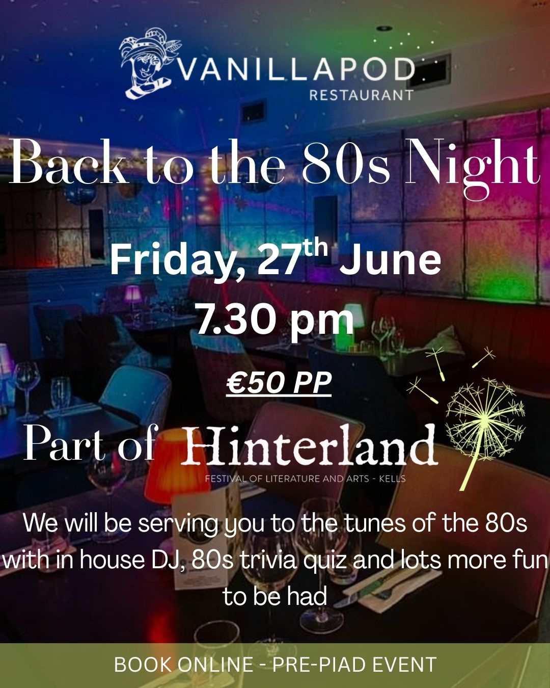 back to the 80s vanilla pod