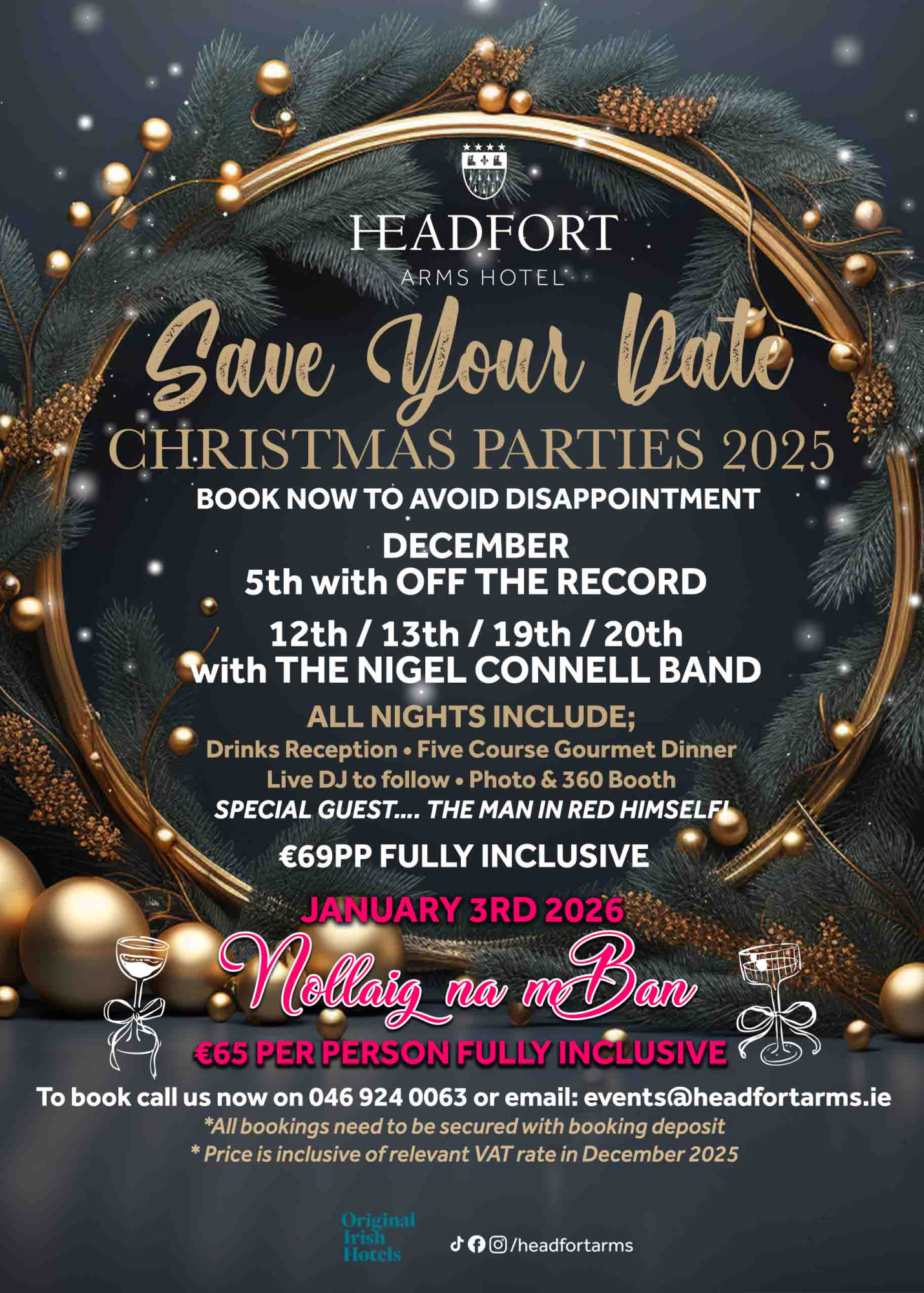 christmas flyer front with nollaig na mban