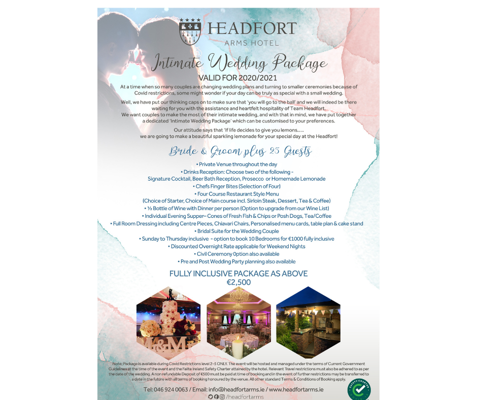 intimate wedding package 1