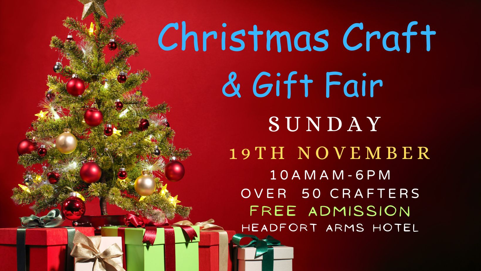 red modern merry christmas facebook cover 5
